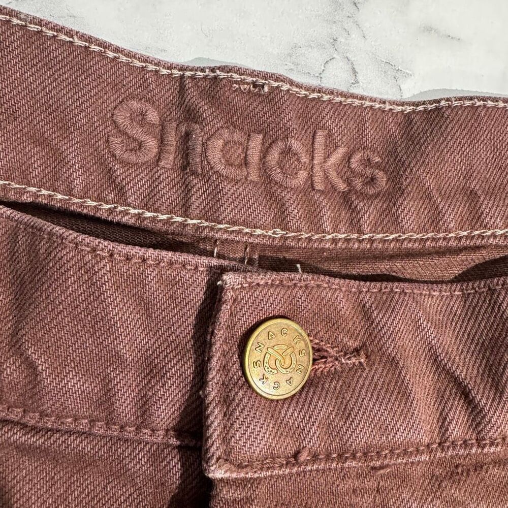 MOTHER SNACKS! The Pleated Fun Dip Puddle Jean 34 - Picture 8 of 13